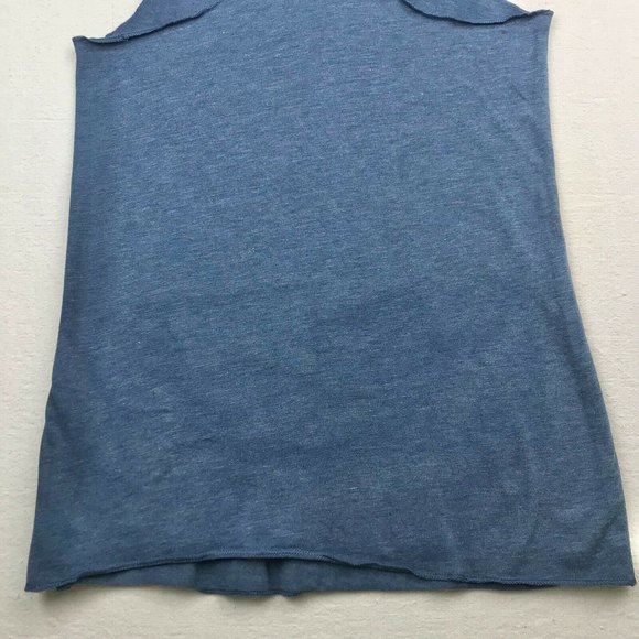 Next Level Women's Medium "Suck It Up Buttercup" Racerback Tank in Indigo/White - Picture 11 of 11
